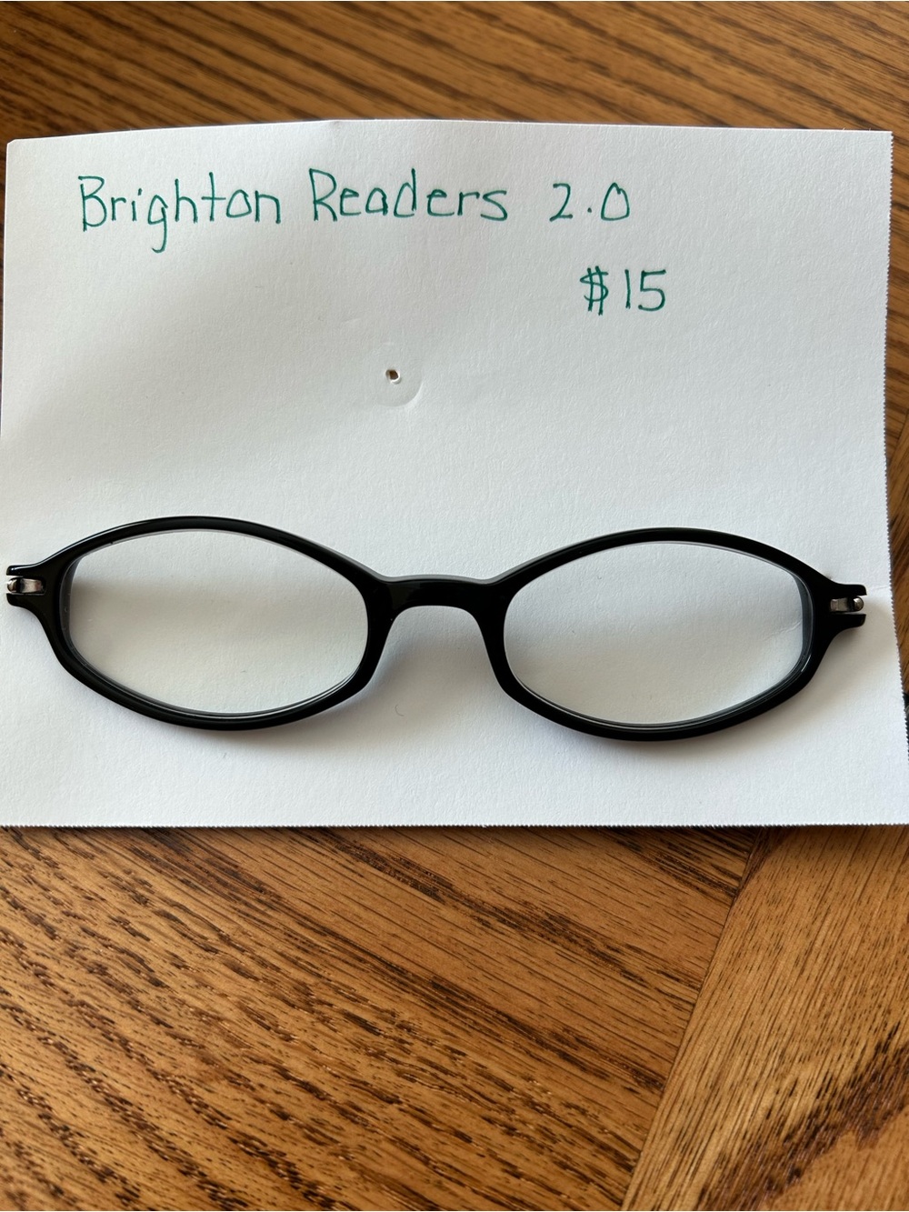 Brighton Alcott Black Oval Reading Glasses